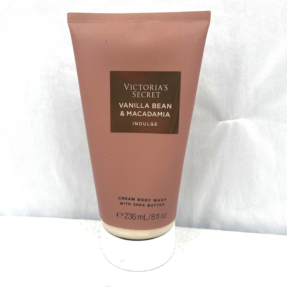 Victoria's Secret VANILLA BEAN & MACADAMIA Indulge Creamy Body Wash 8 fl‎ oz